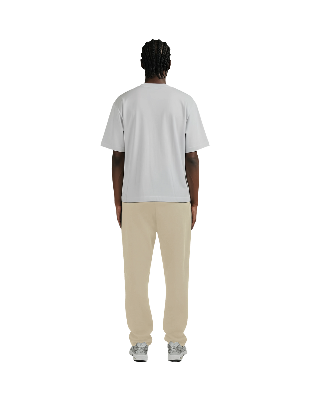 Open Bottom Sweatpant (Beige)