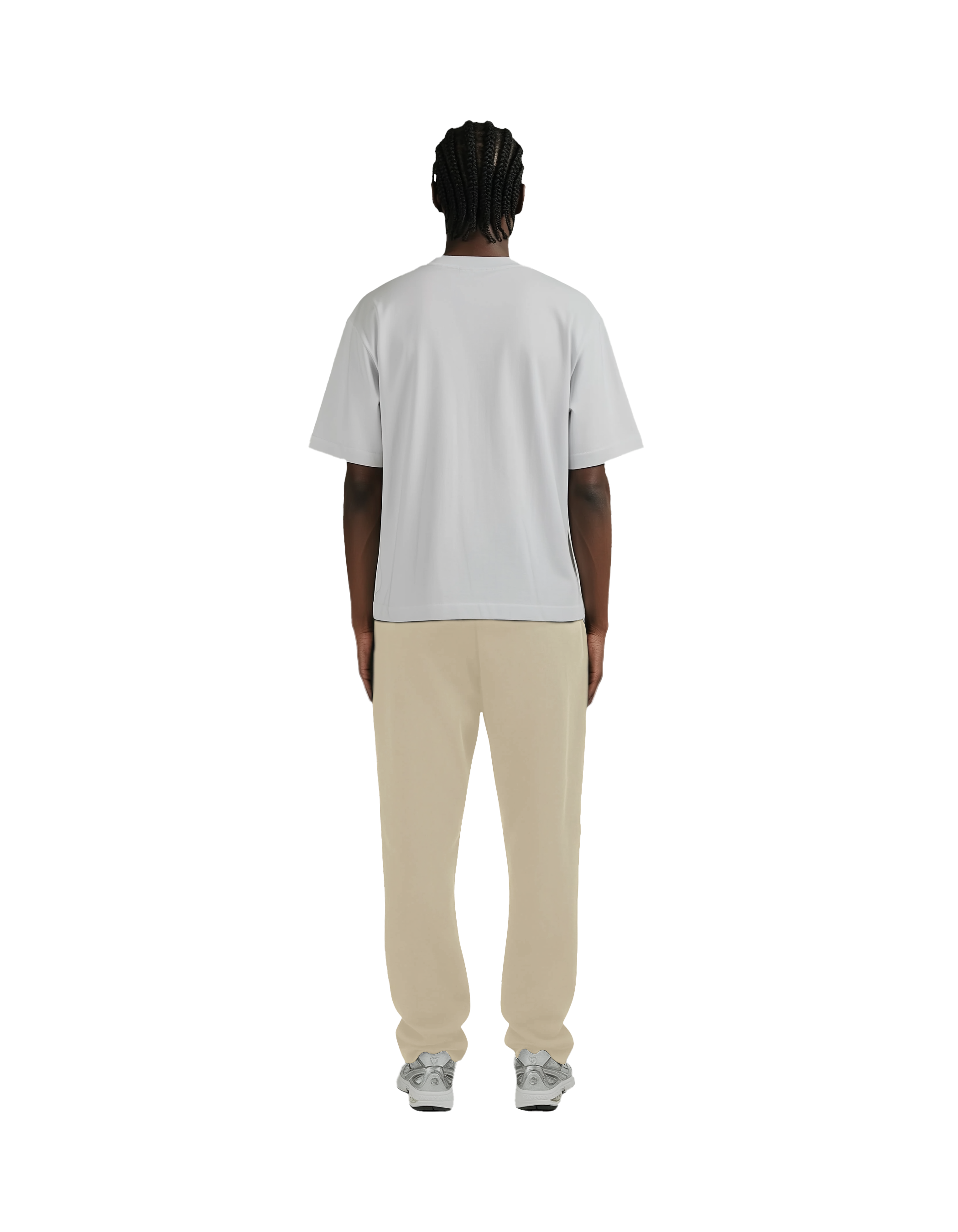 Open Bottom Sweatpant (Beige)