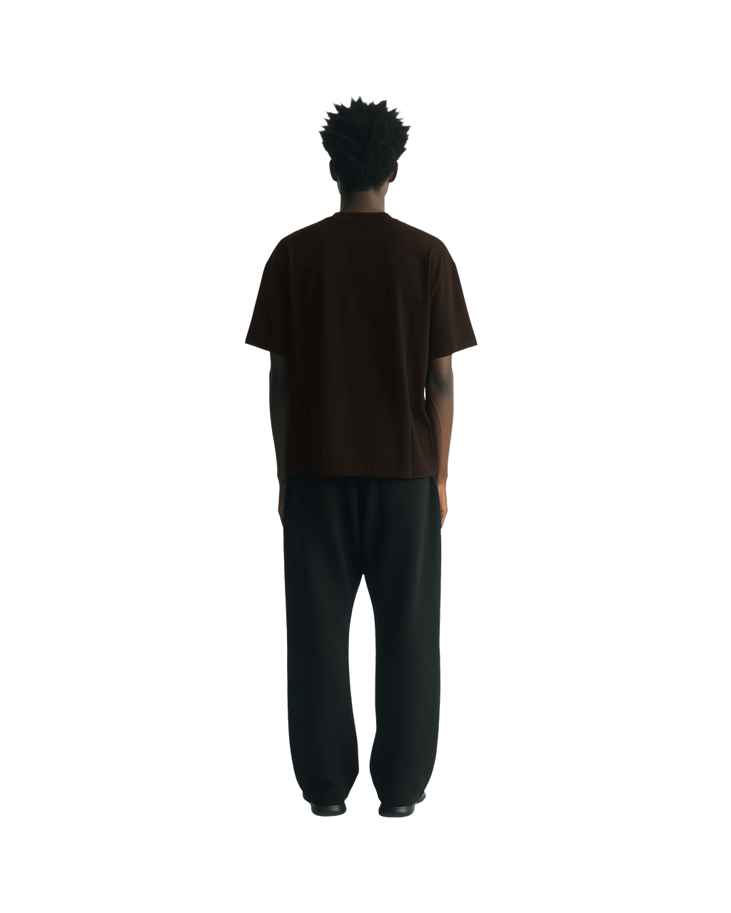 Cropped T-Shirt (Brown)