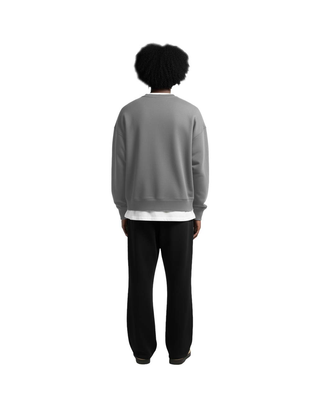 Cropped Crewneck (Grey)