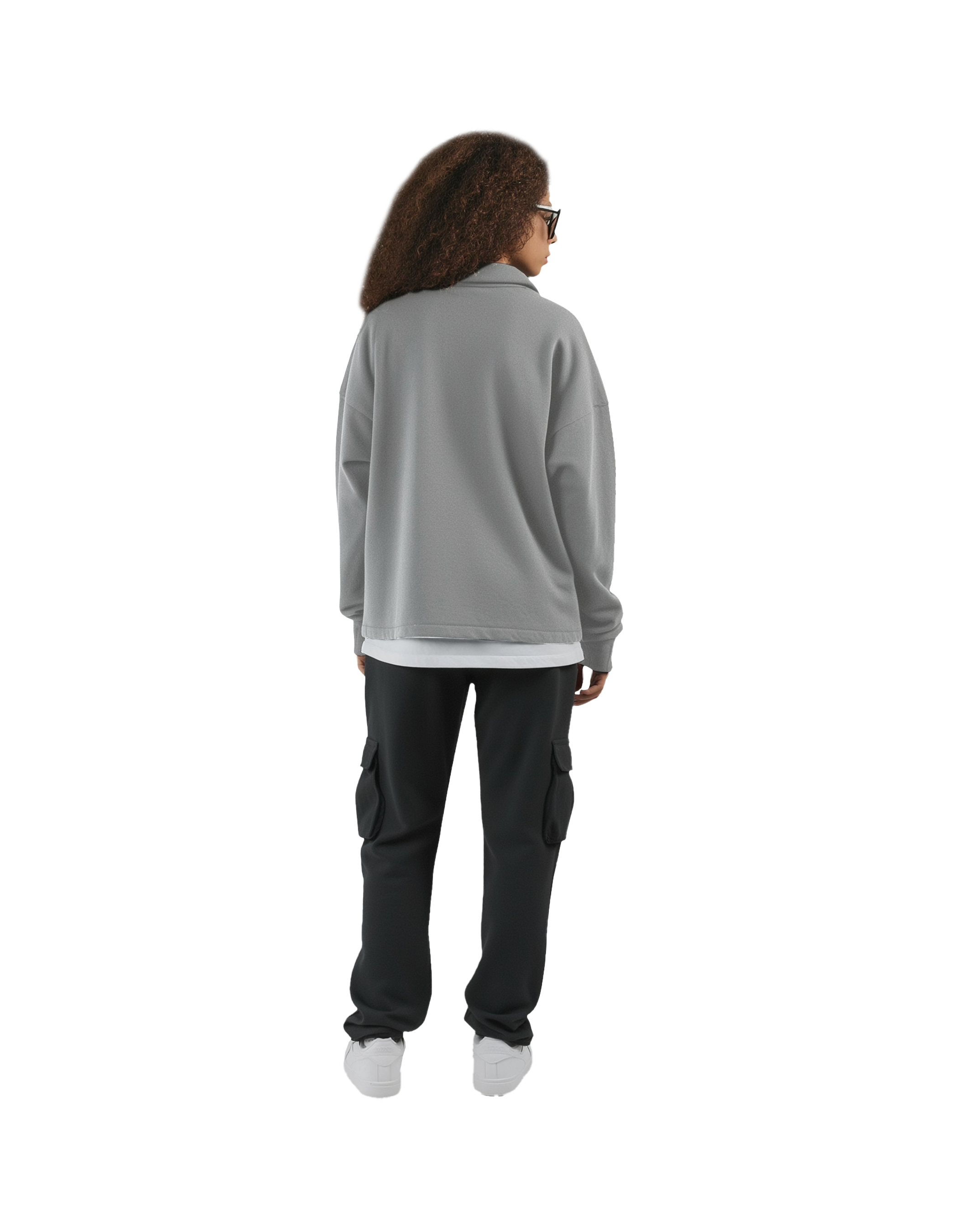 Collared Sweater (Grey)