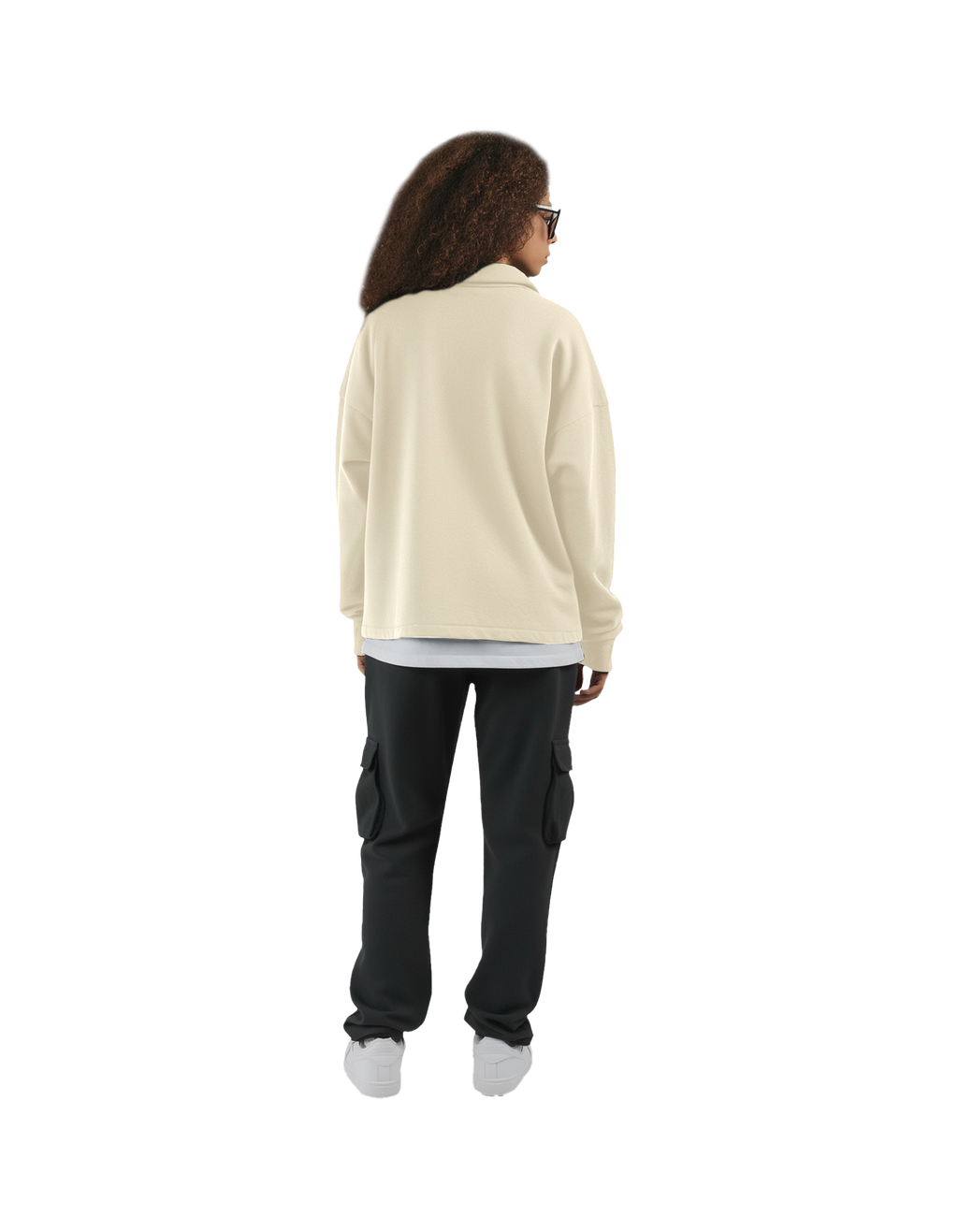 Collared Sweater (Beige)