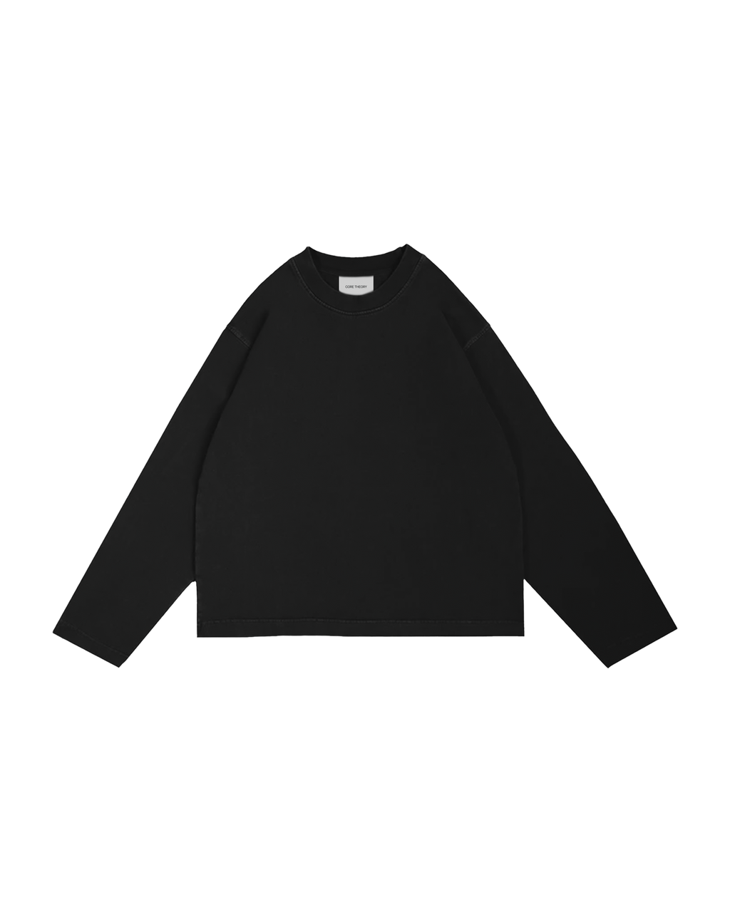 Cropped Long Sleeve (Black)