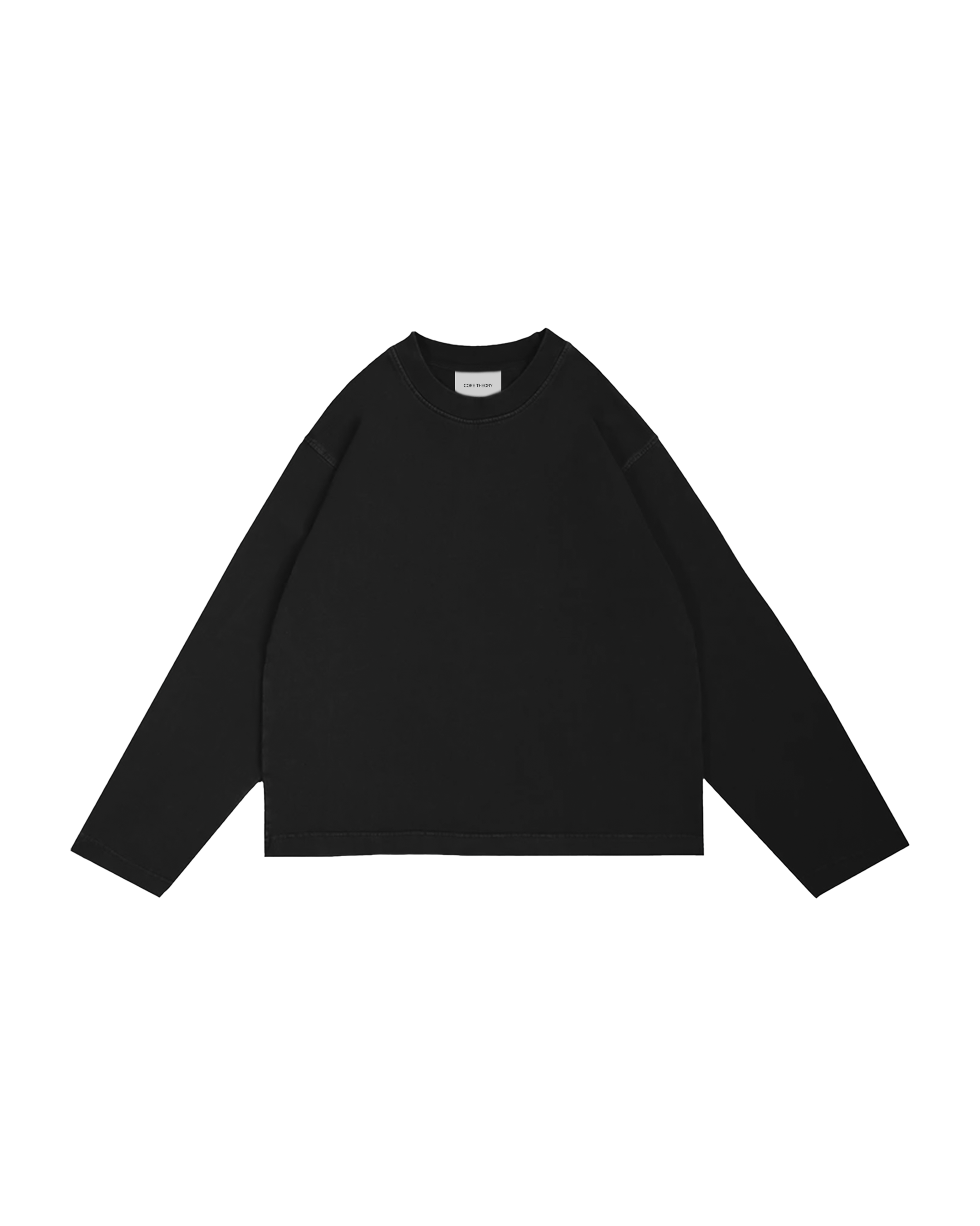 Cropped Long Sleeve (Black)