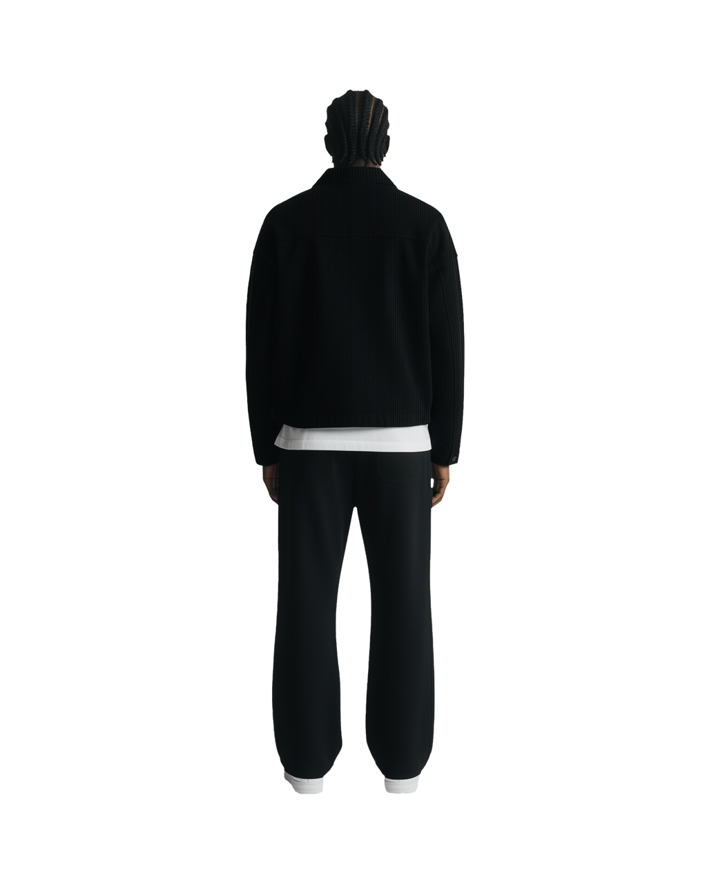 Collared Full Zip (Black)