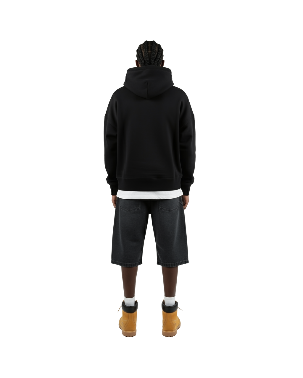 Cropped Hoodie (Black)