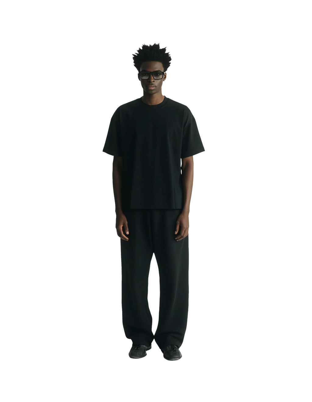 Cropped T-Shirt (Black)