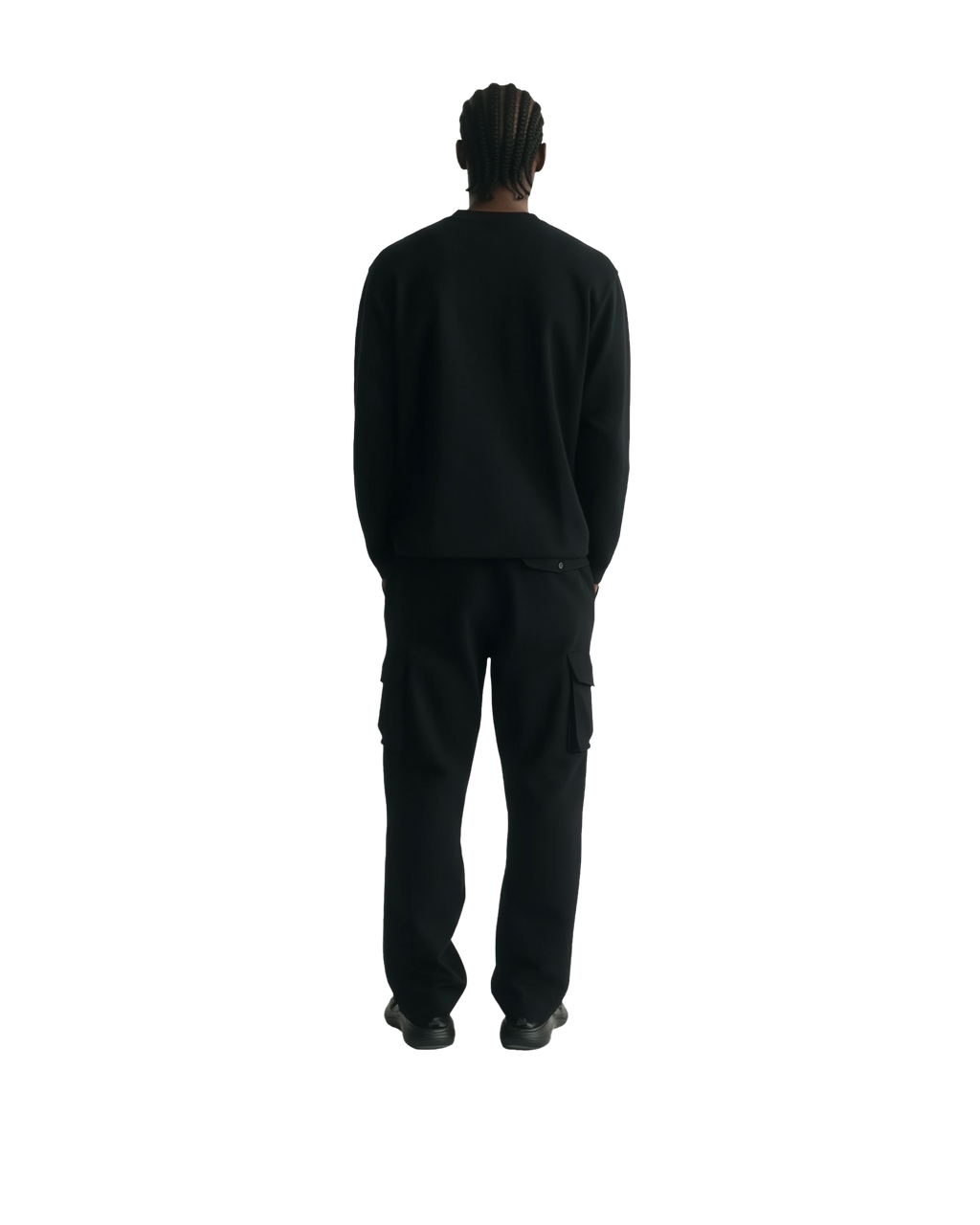 Cropped Long Sleeve (Black)