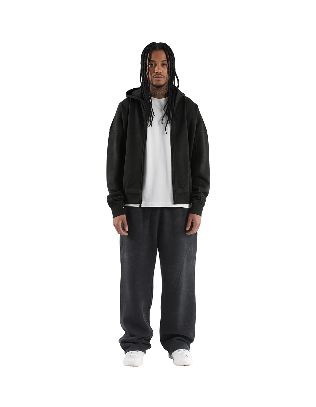 Signature Zip Hoodie (Black)