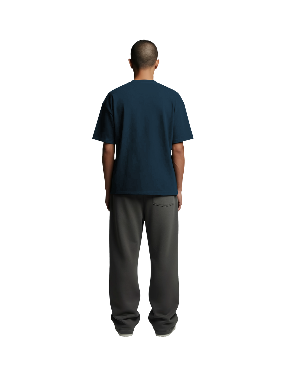 Drop Shoulder T-Shirt (Blue)