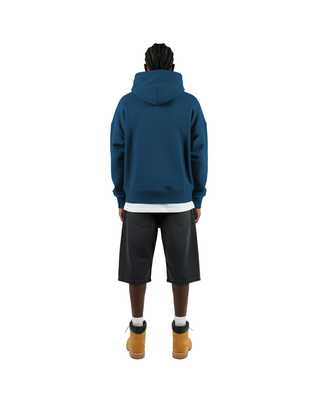 Cropped Hoodie (Blue)