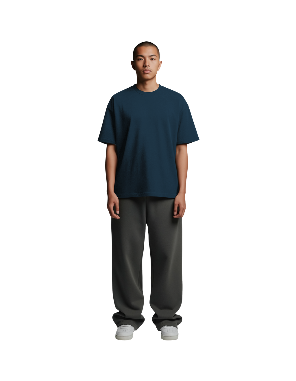 Drop Shoulder T-Shirt (Blue)