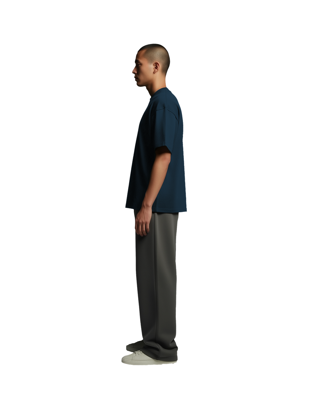 Drop Shoulder T-Shirt (Blue)