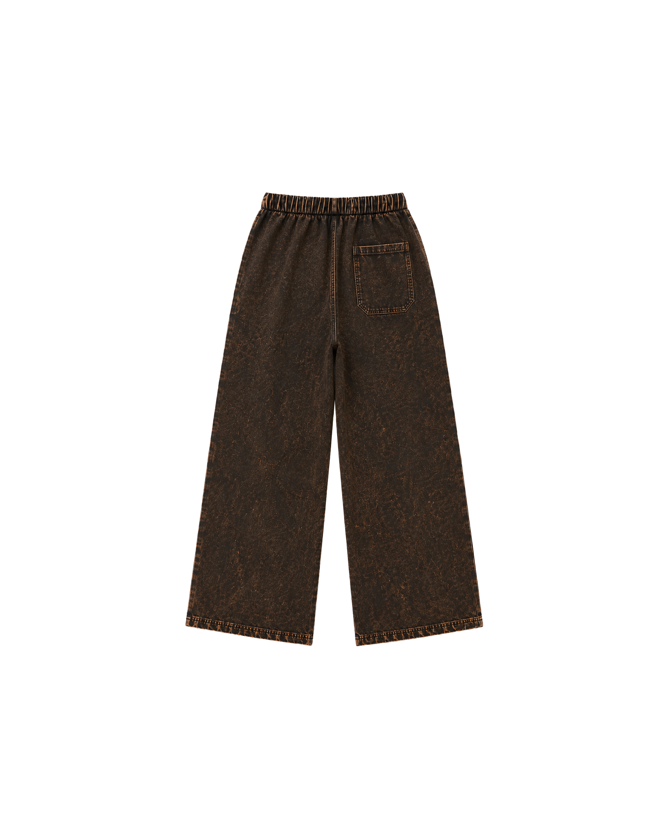 DARK OAK FAED LOOSE FIT TROUSER