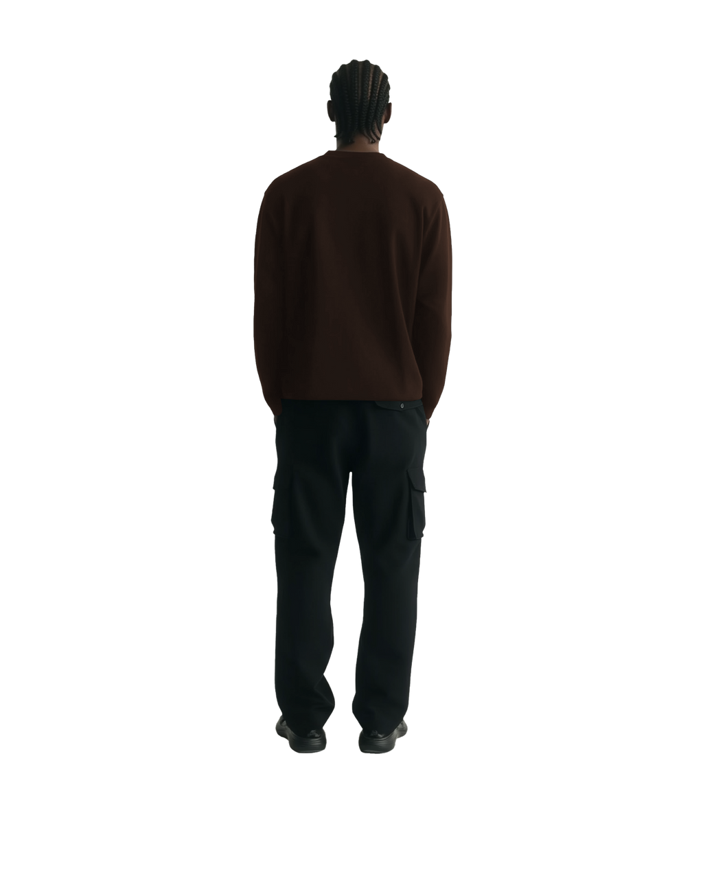 Cropped Long Sleeve (Brown)