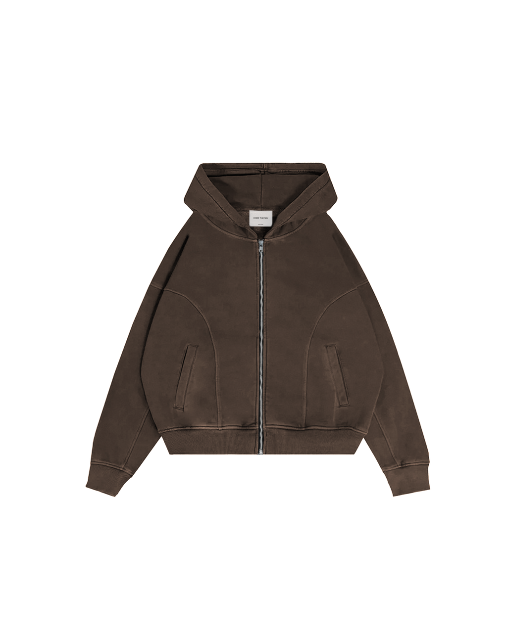 Signature Zip Hoodie (Brown)