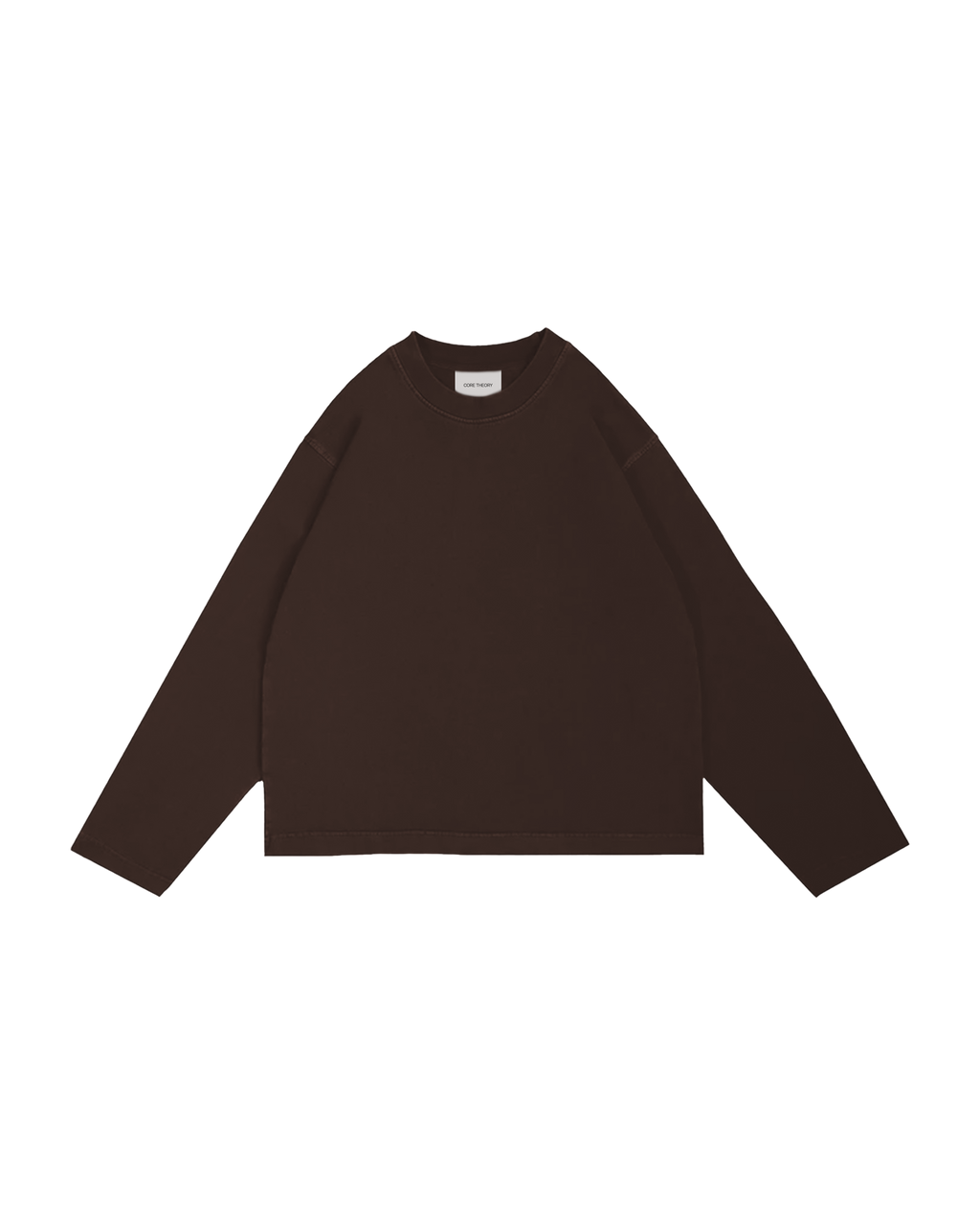 Cropped Long Sleeve (Brown)