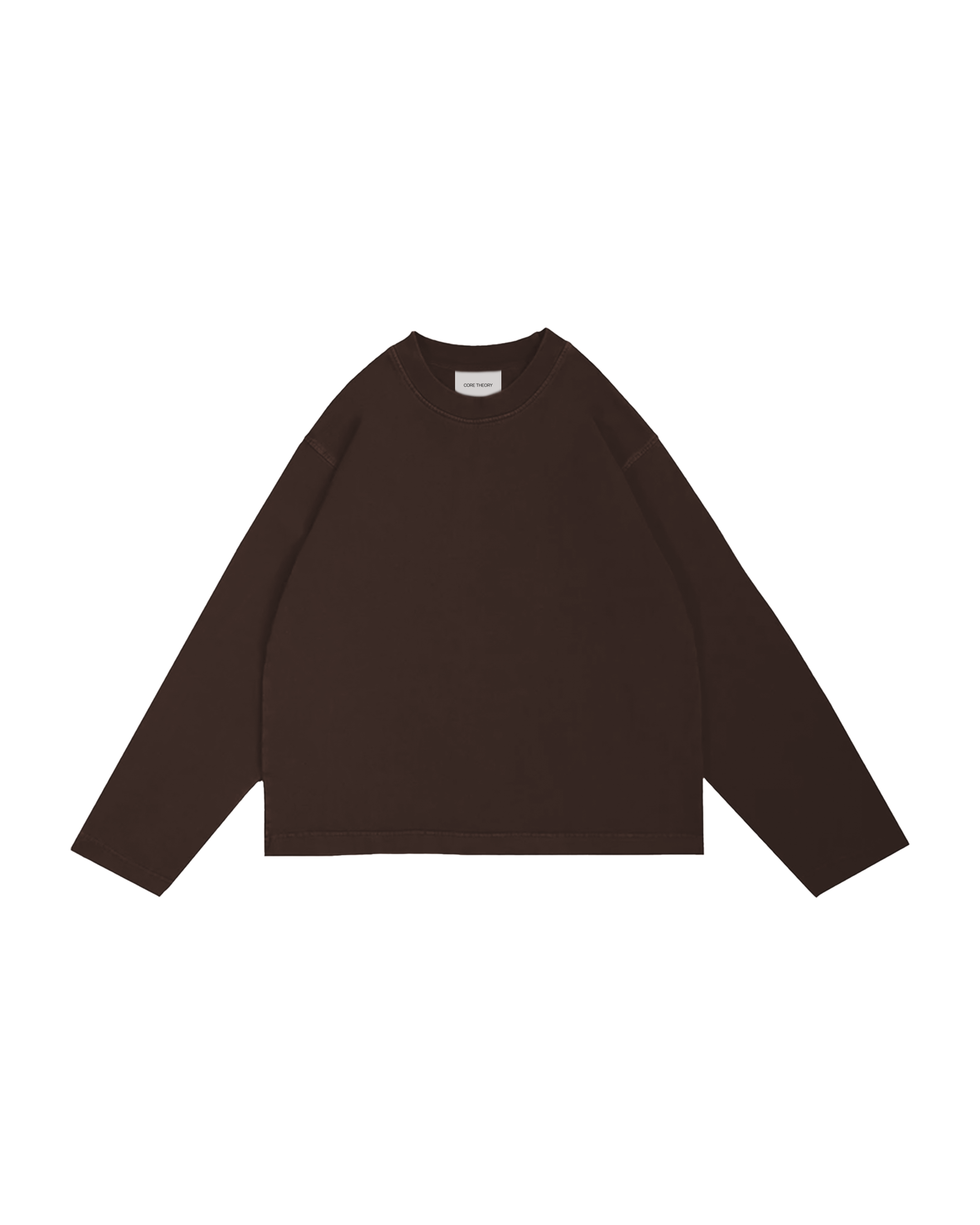 Cropped Long Sleeve (Brown)