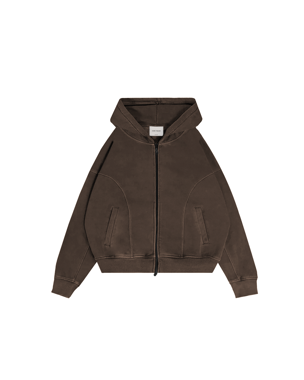 Signature Zip Hoodie (Brown)