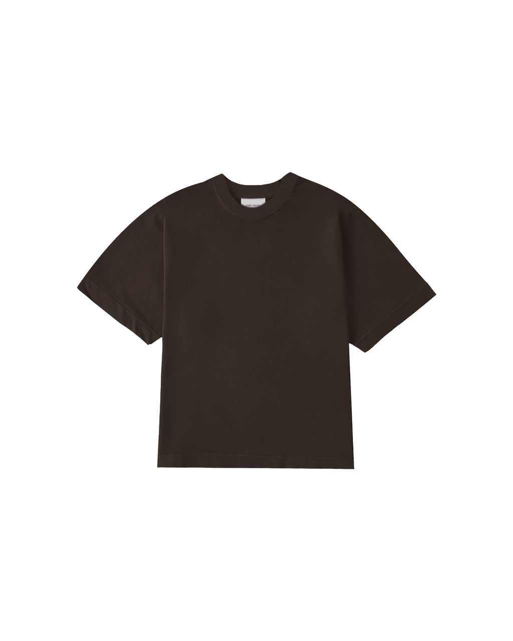 Cropped T-Shirt (Brown)
