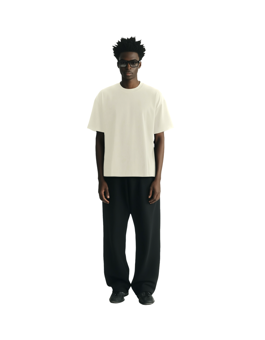 Cropped T-Shirt (Beige)