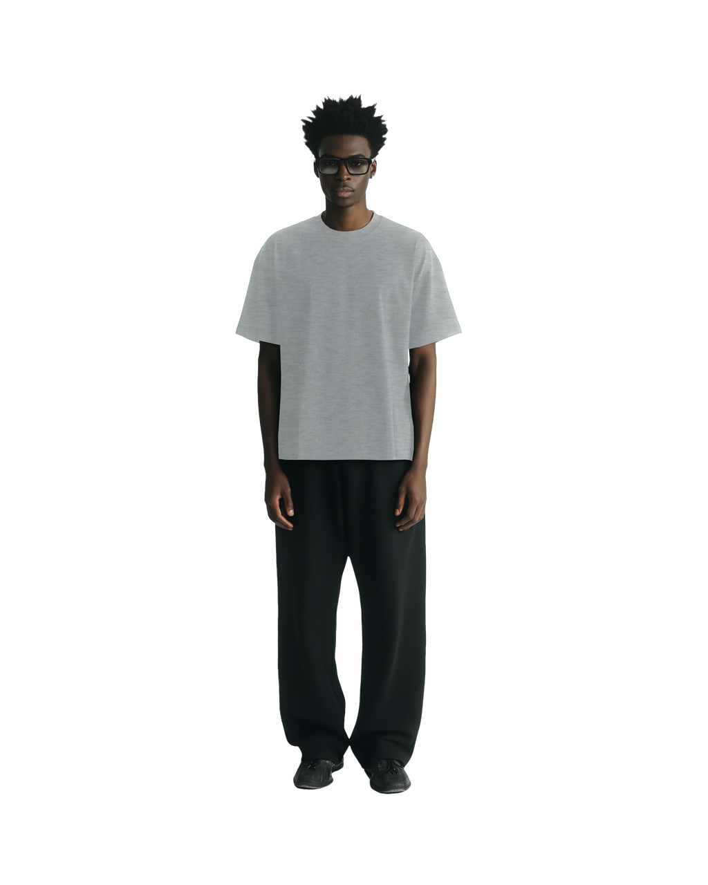 Cropped T-Shirt (Grey)