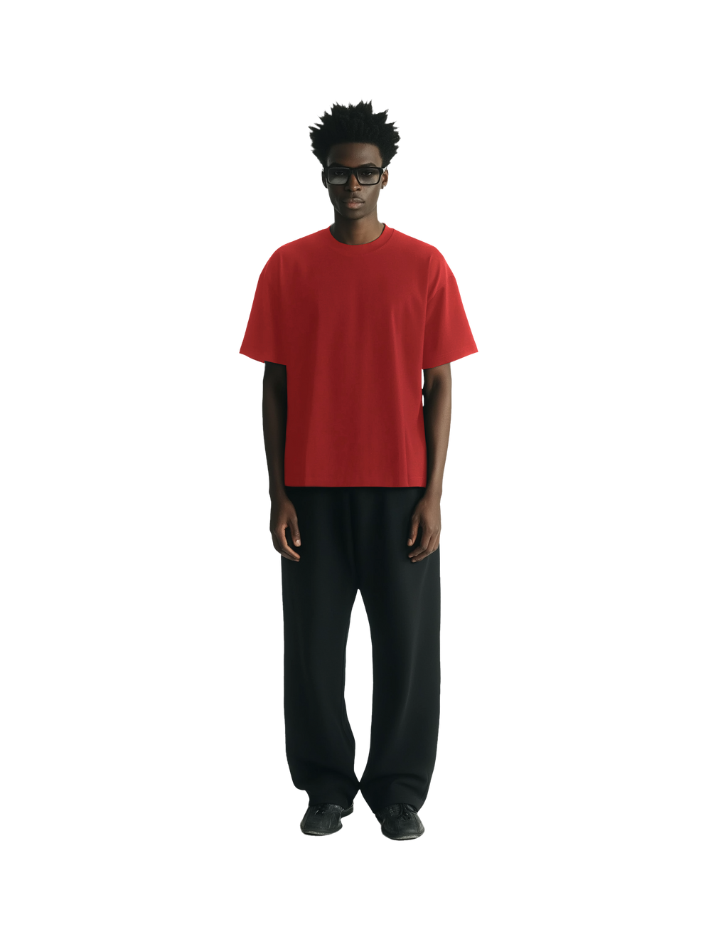 Cropped T-Shirt (Red)