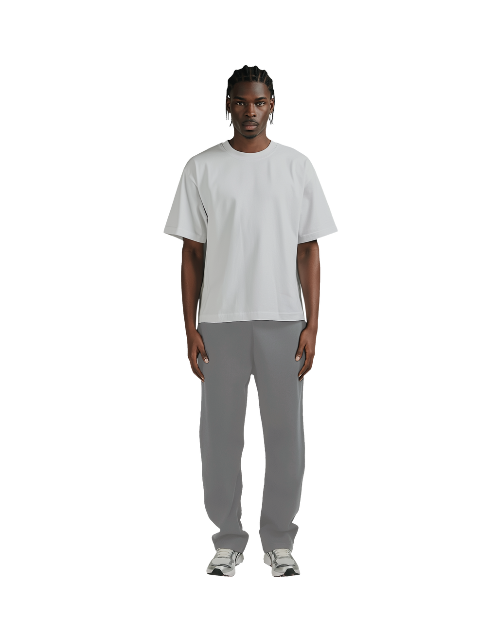 Open Bottom Sweatpant (Grey)