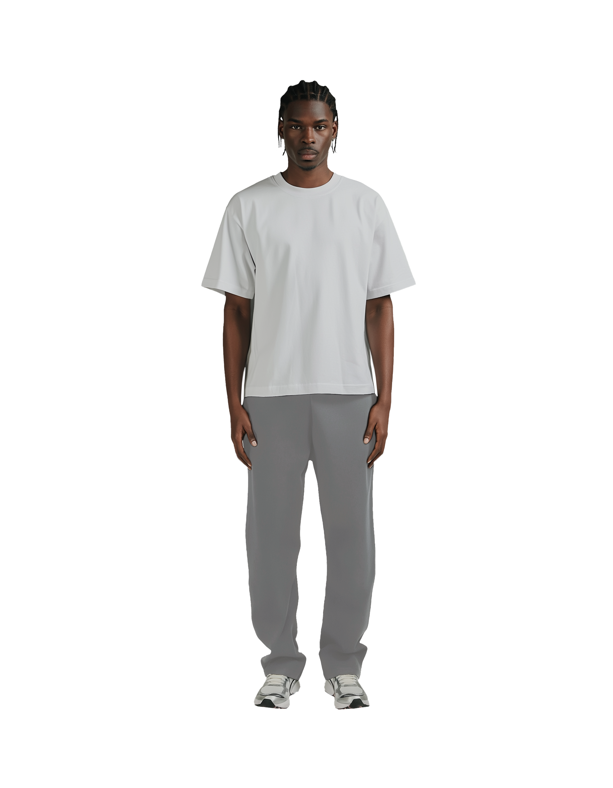 Open Bottom Sweatpant (Grey)