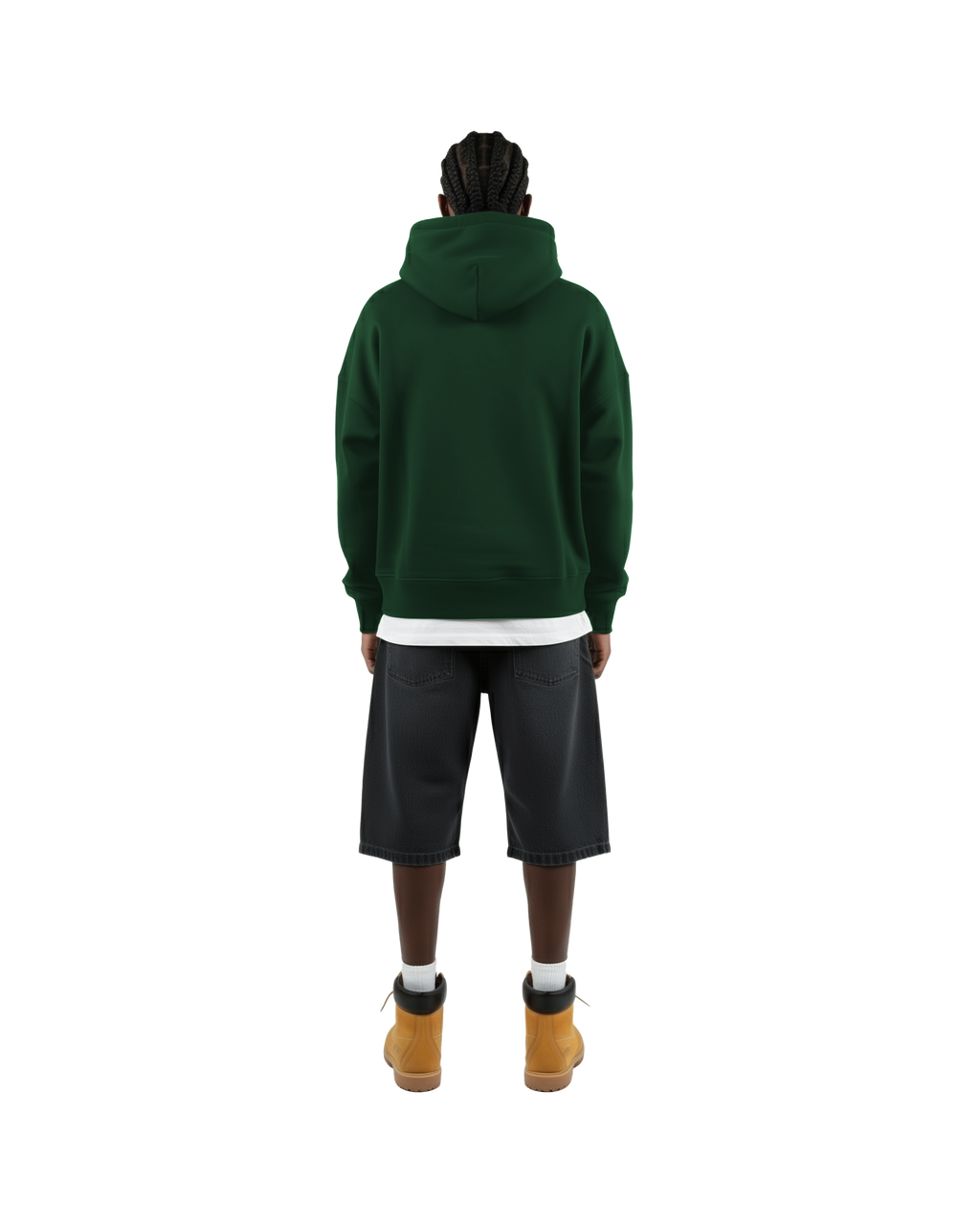 Cropped Hoodie (Green)