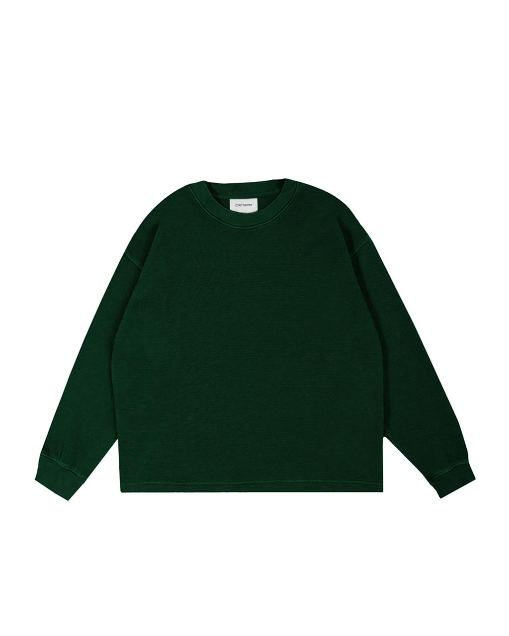 Drop Shoulder Long Sleeve (Green)