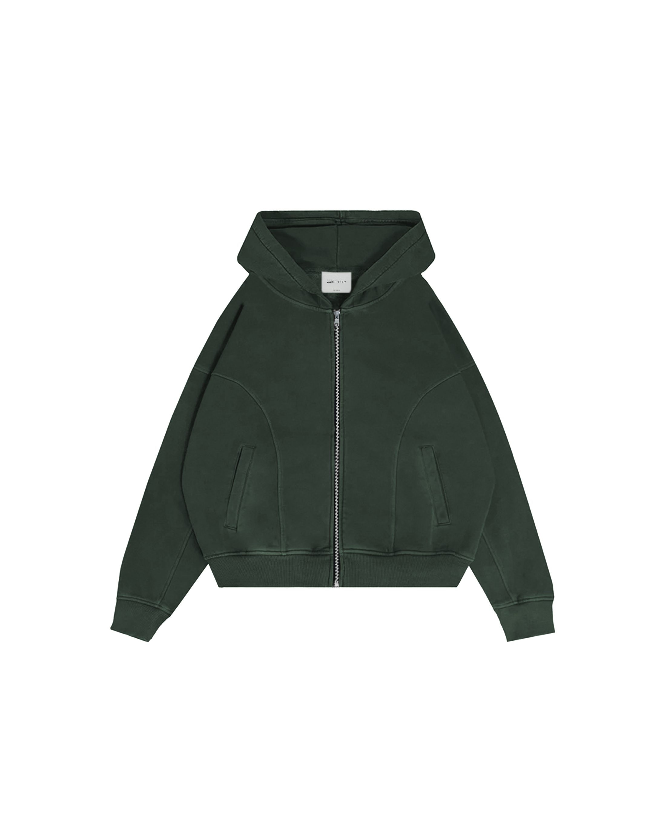 Signature Zip Hoodie (Green)