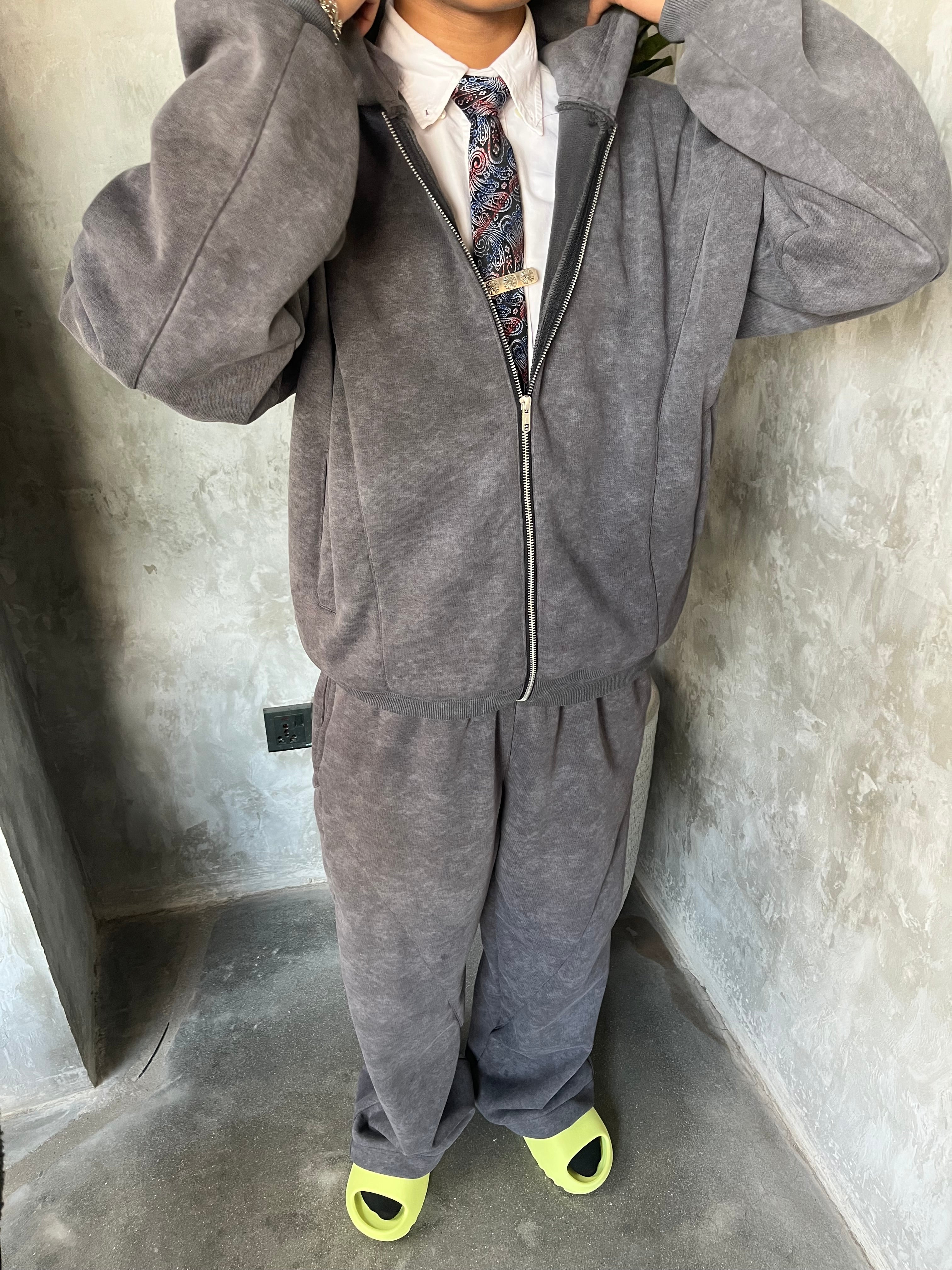 Signature Zip Hoodie (Dark Grey)