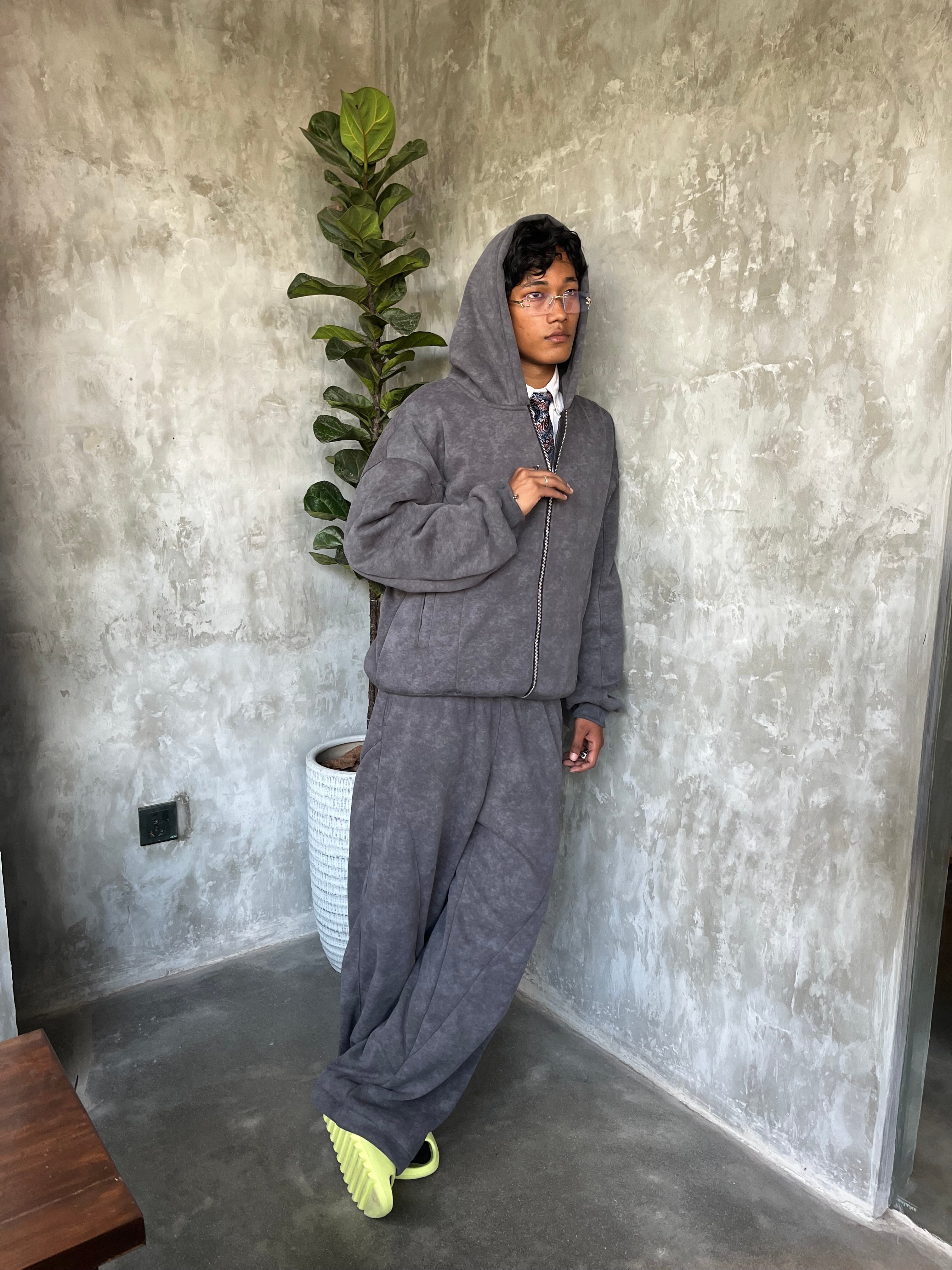 Signature Zip Hoodie (Dark Grey) – CORE THEORY