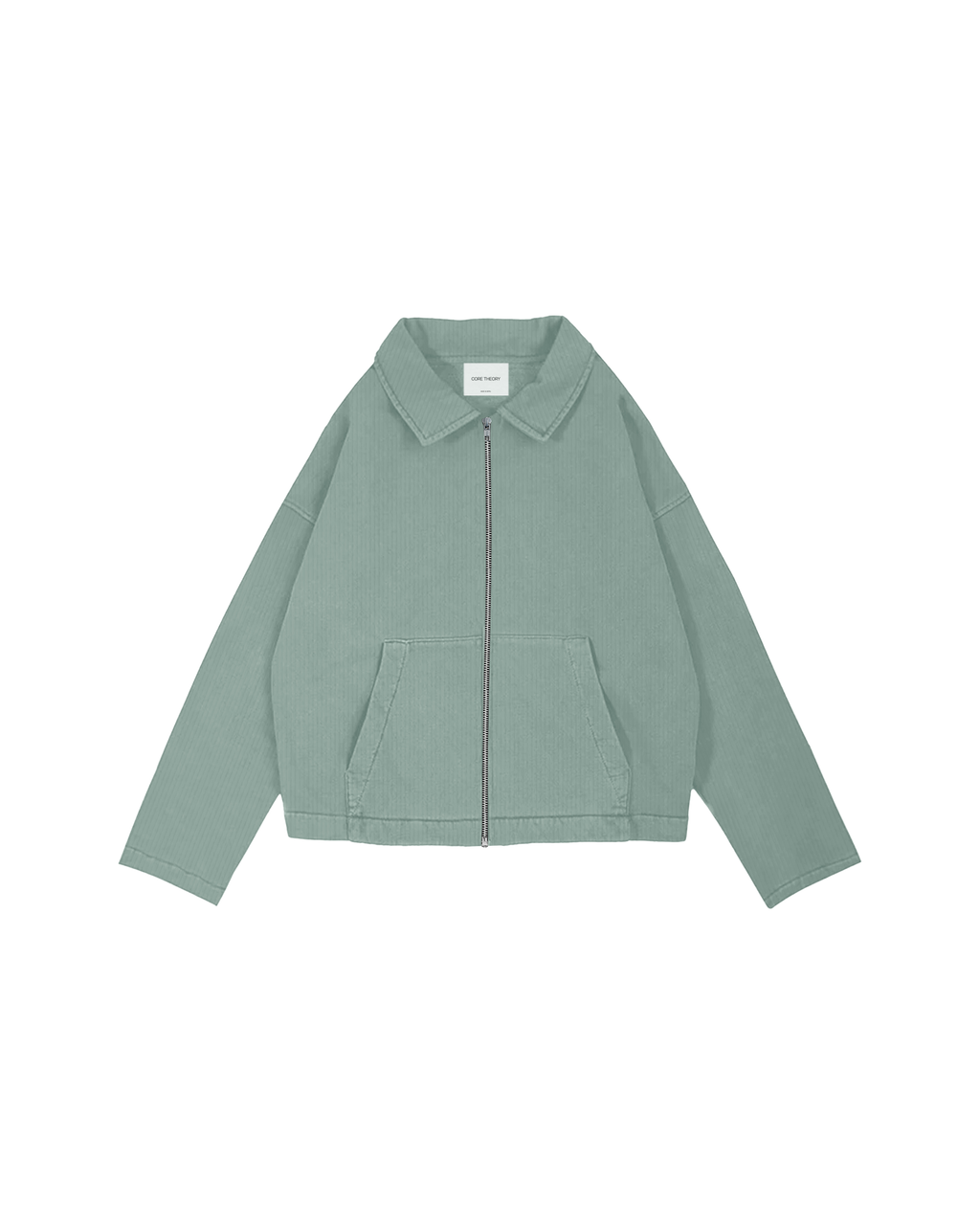 Collared Full Zip (Mint)