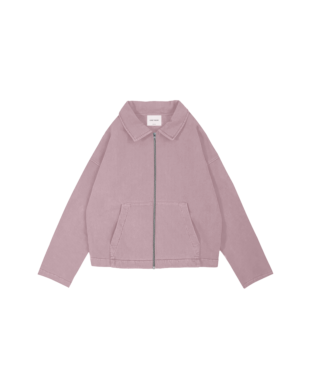Collared Full Zip (Pink)