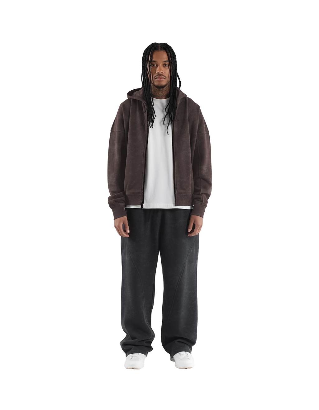 Signature Zip Hoodie (Purple)