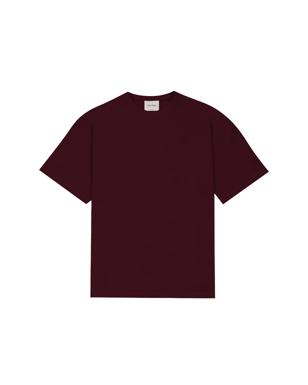 Drop Shoulder T-Shirt (Maroon)