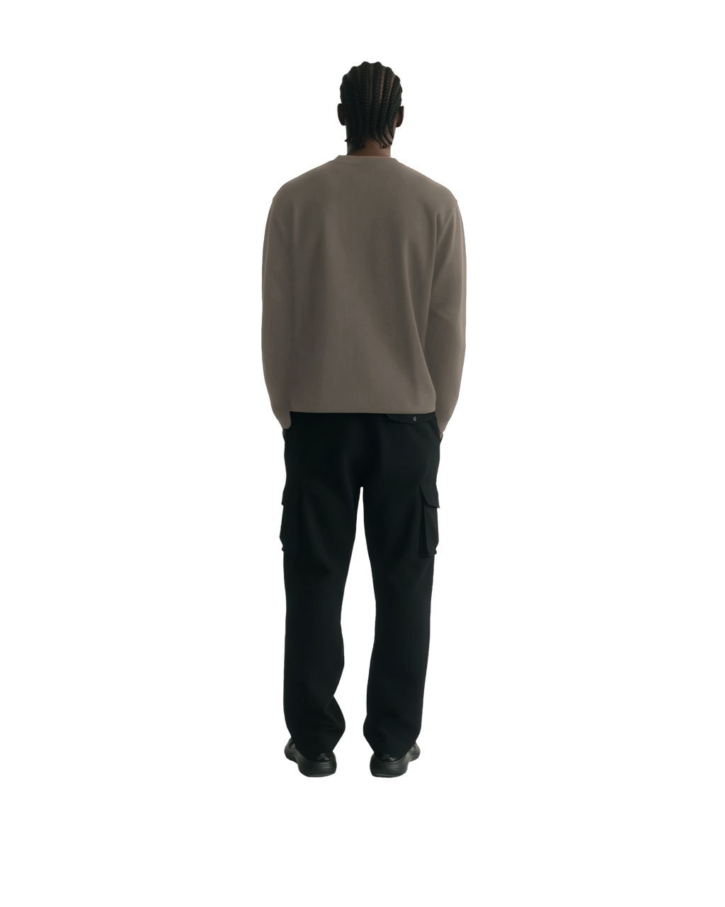 Cropped Long Sleeve (Beige)