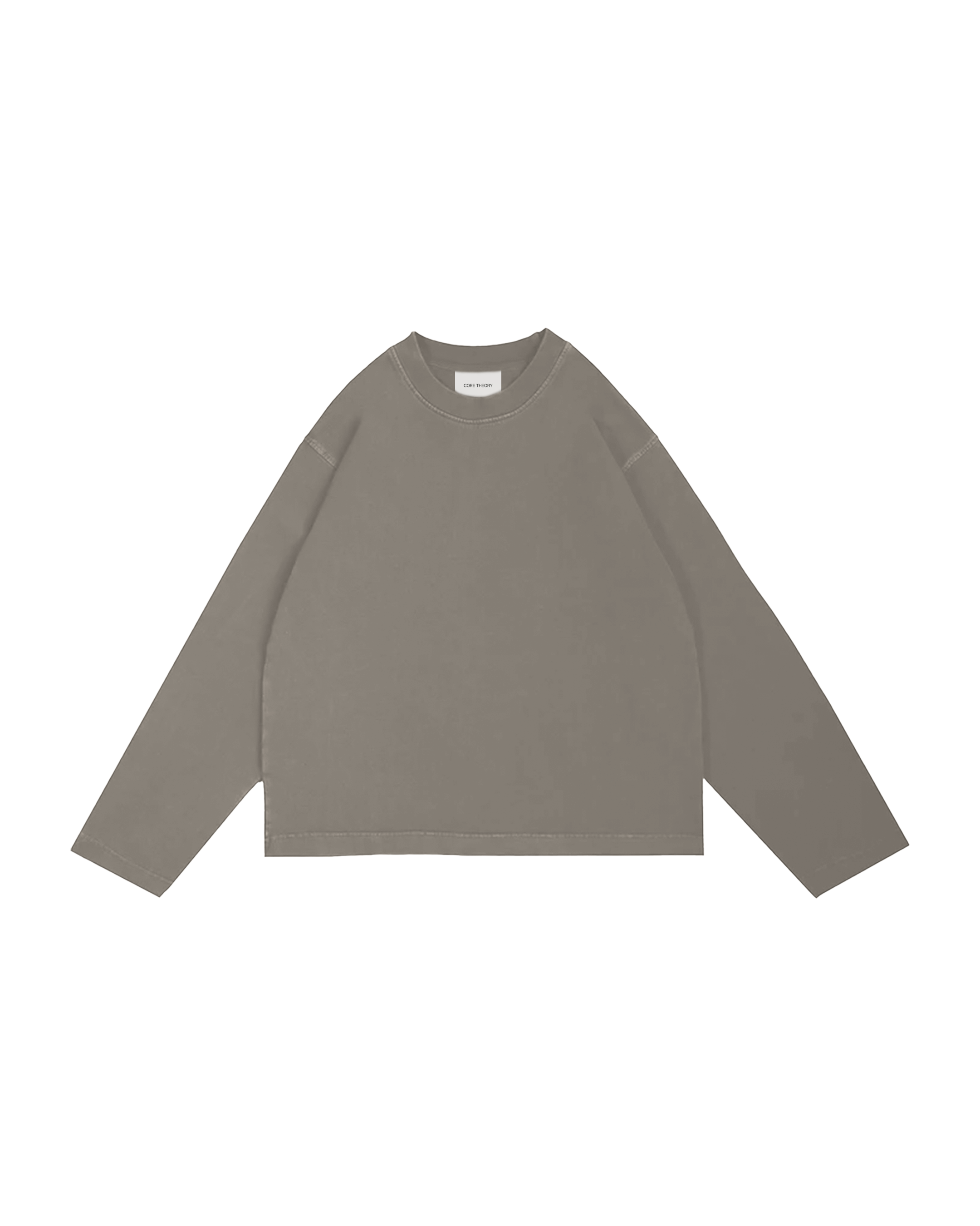 Cropped Long Sleeve (Beige)