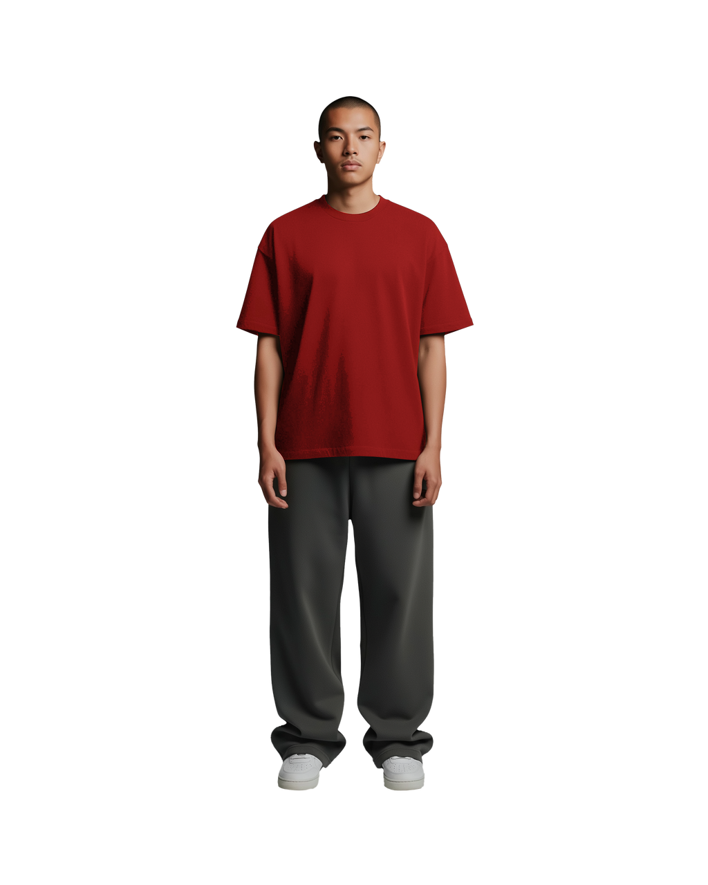 Drop Shoulder T-Shirt (Red)