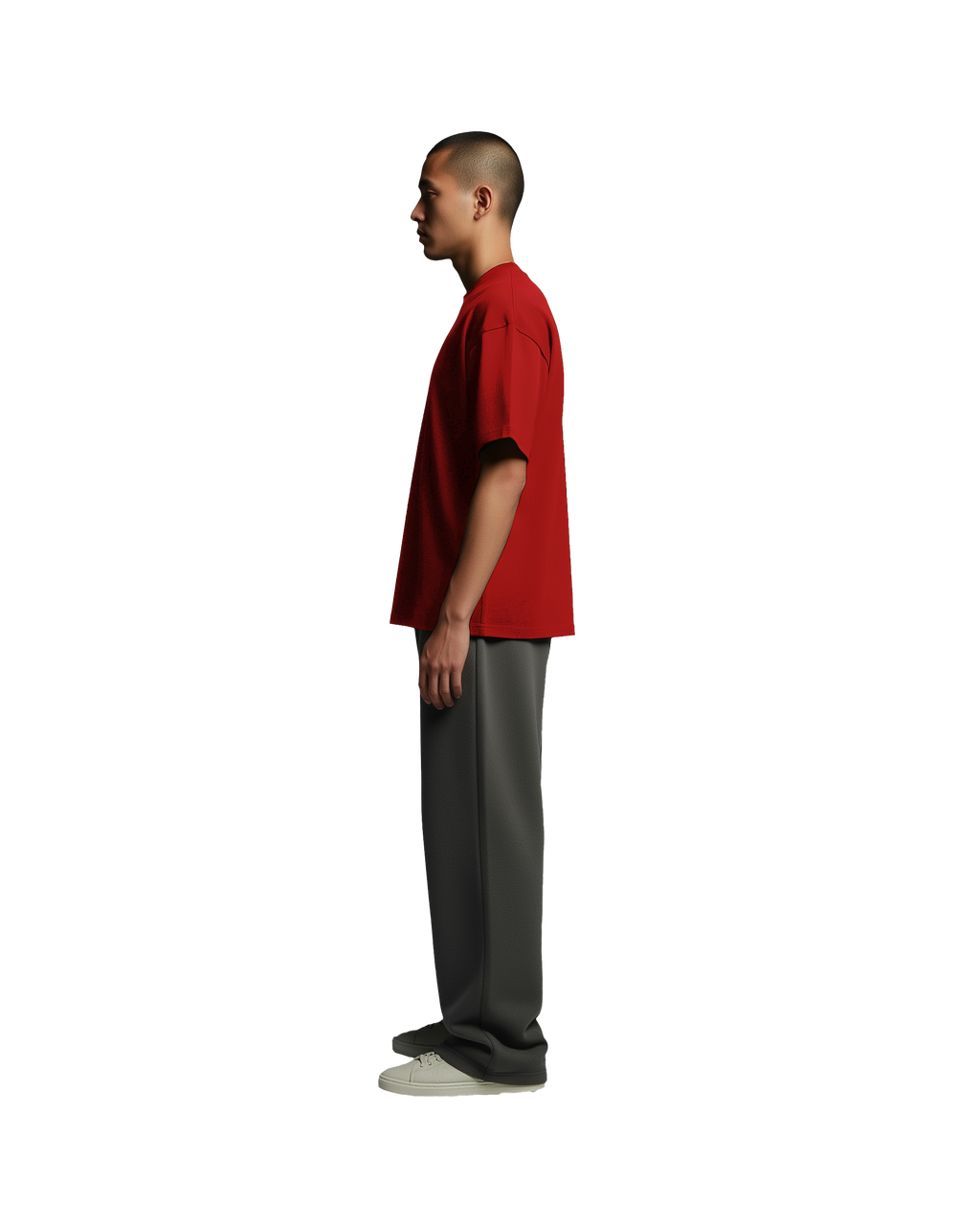 Drop Shoulder T-Shirt (Red)