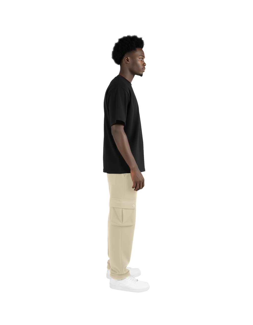 Cargo Sweatpants (Beige)