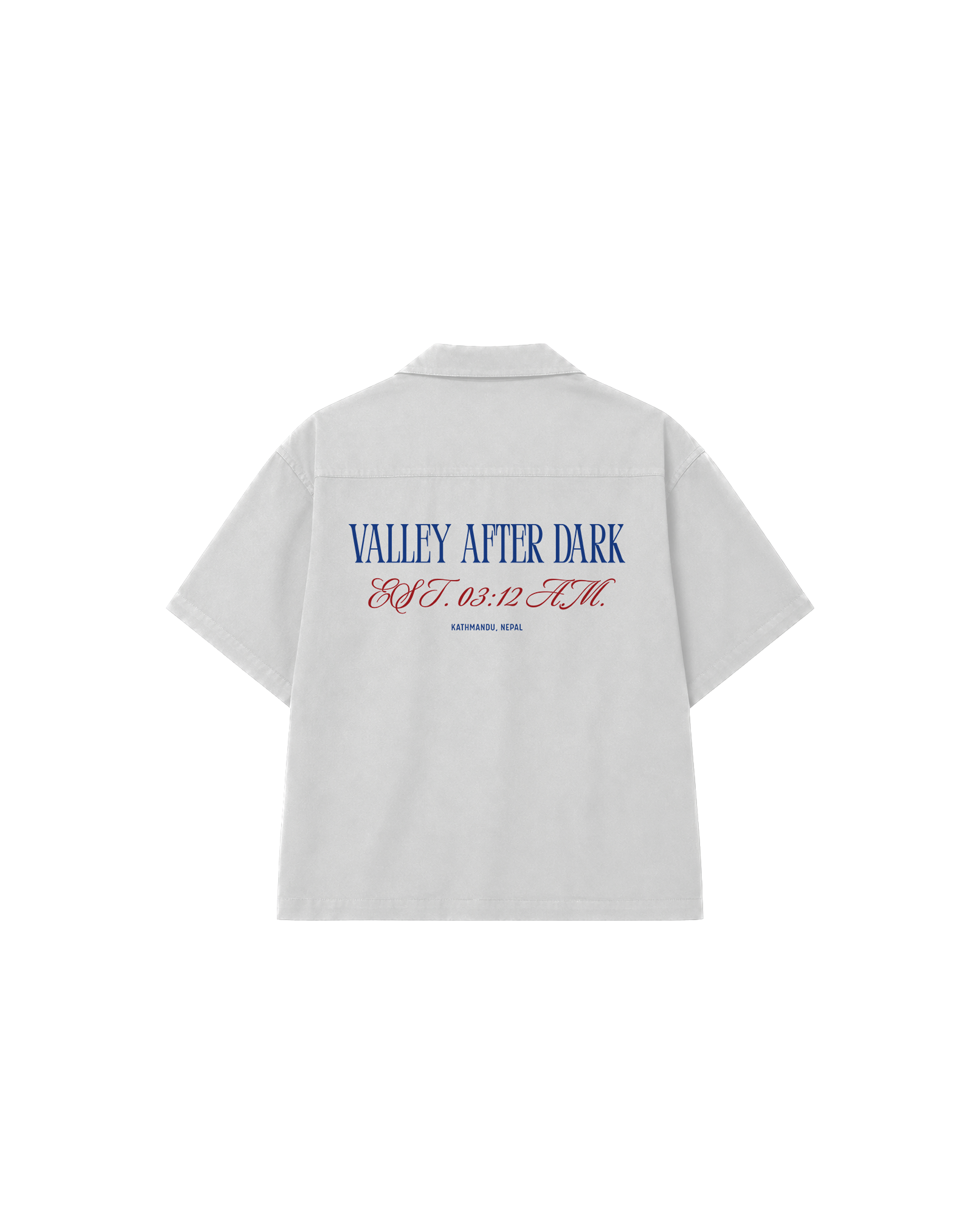 VALLEY AFTER DARK SHIRT (WHITE)