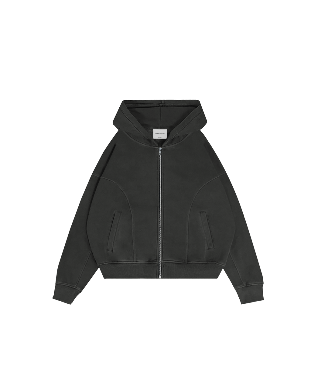Signature Zip Hoodie (Dark Grey)