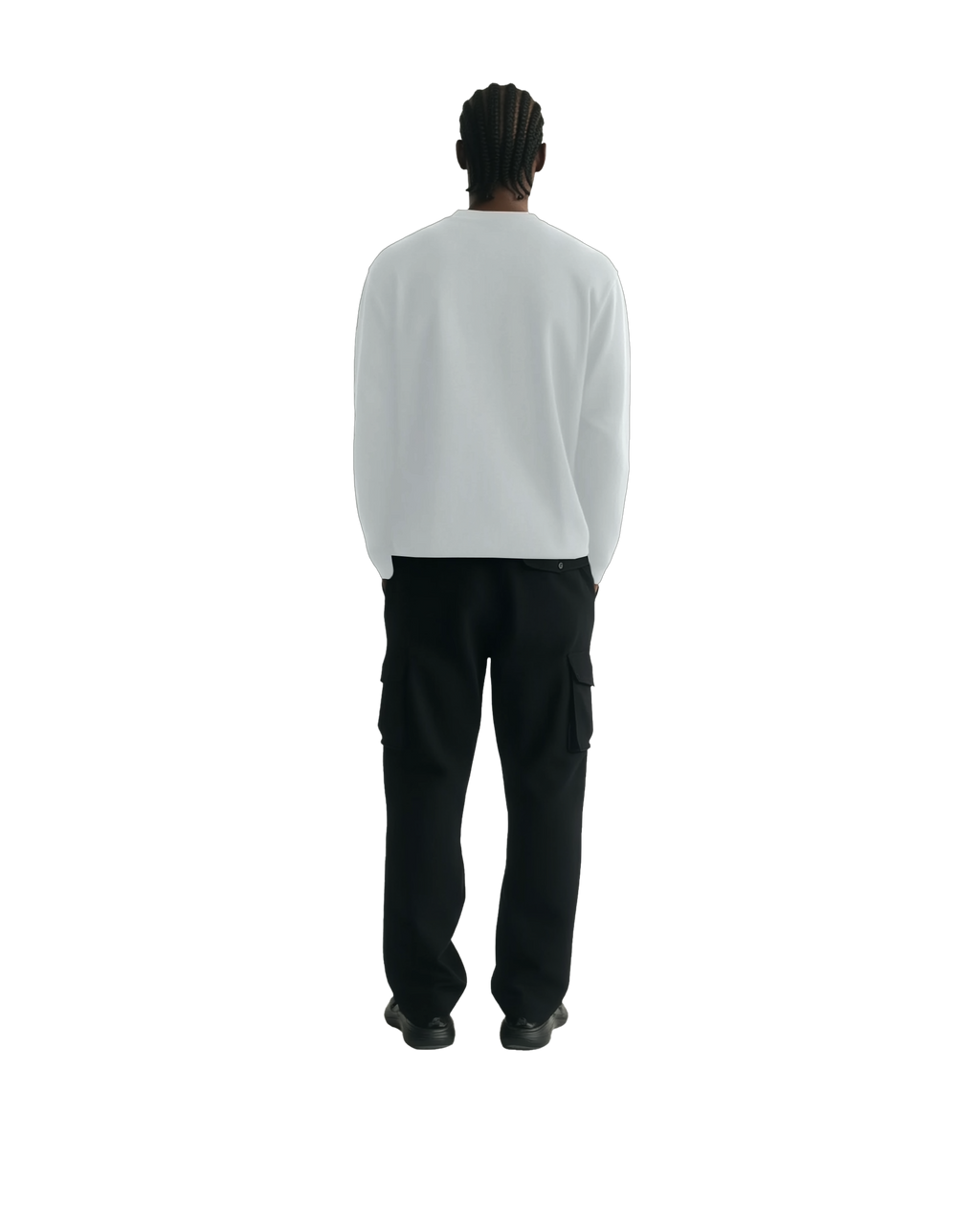 Cropped Long Sleeve (White)