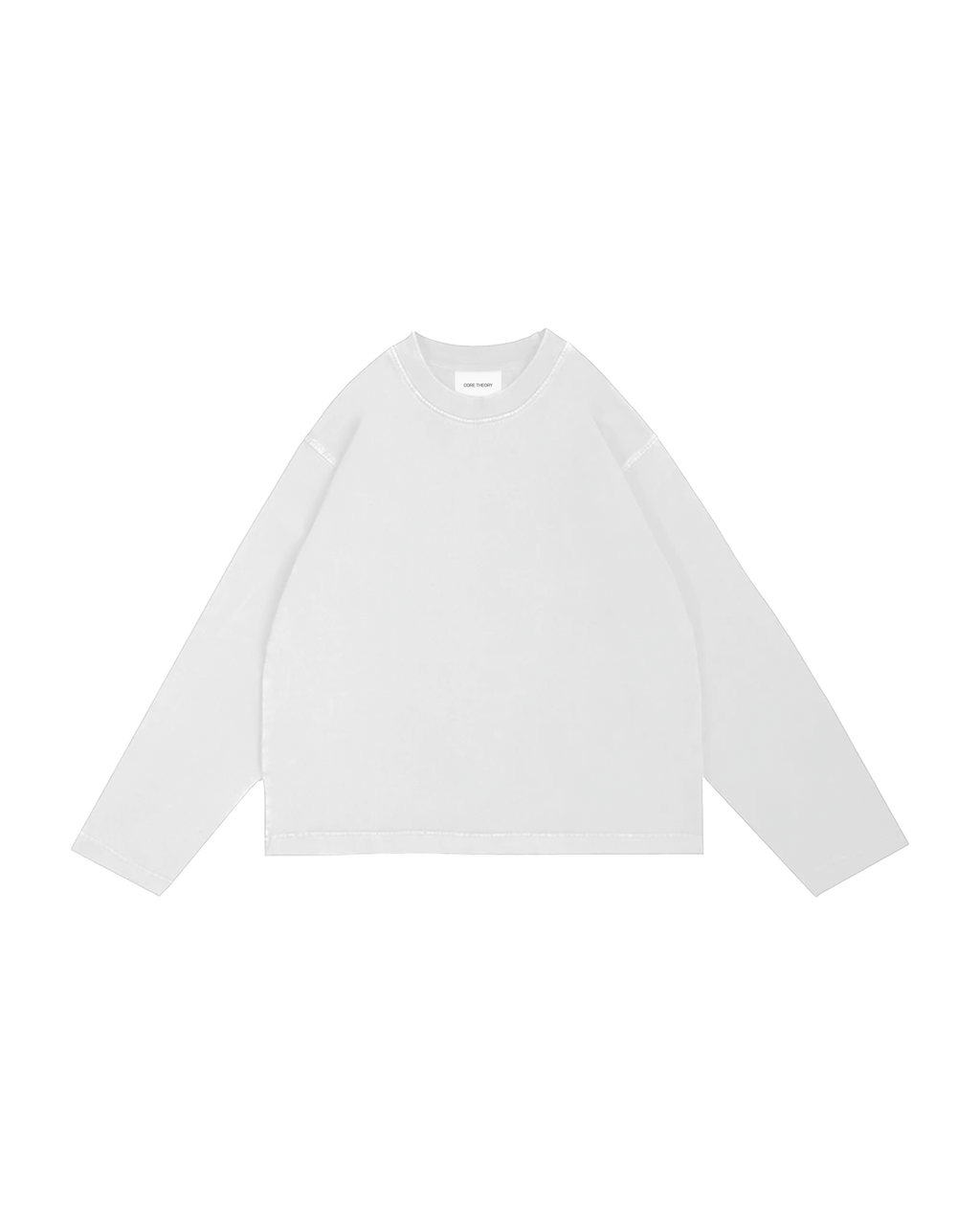 Cropped Long Sleeve (White)