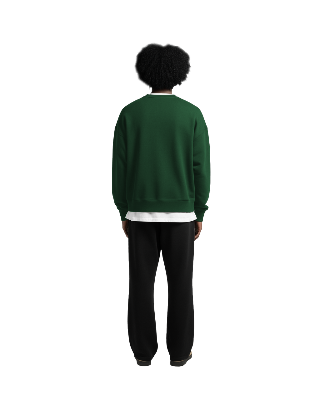 Cropped Crewneck (Green)