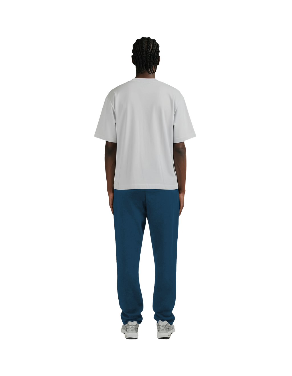 Open Bottom Sweatpant (Blue)