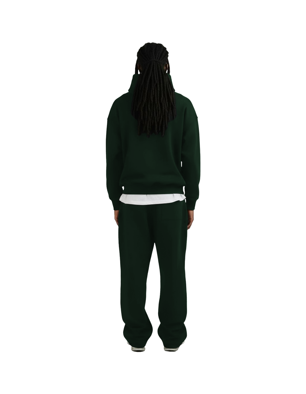 Drop Shoulder Hoodie (Green)